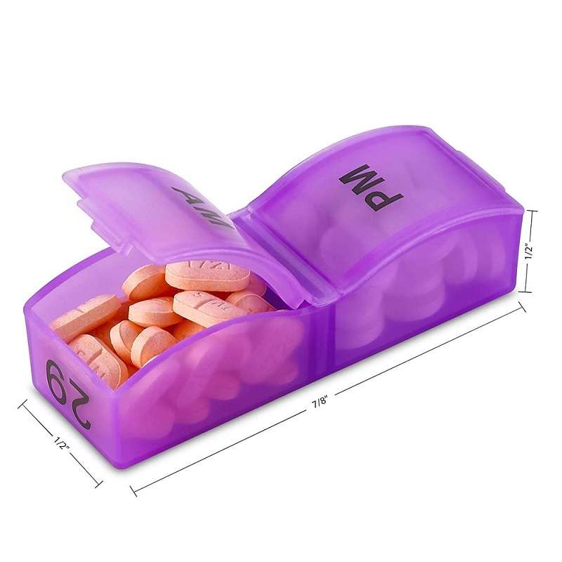 One Month Use 31-Compartment Plastic Colorful Pill Box Family Independent Pill Storage Box(20.5x10