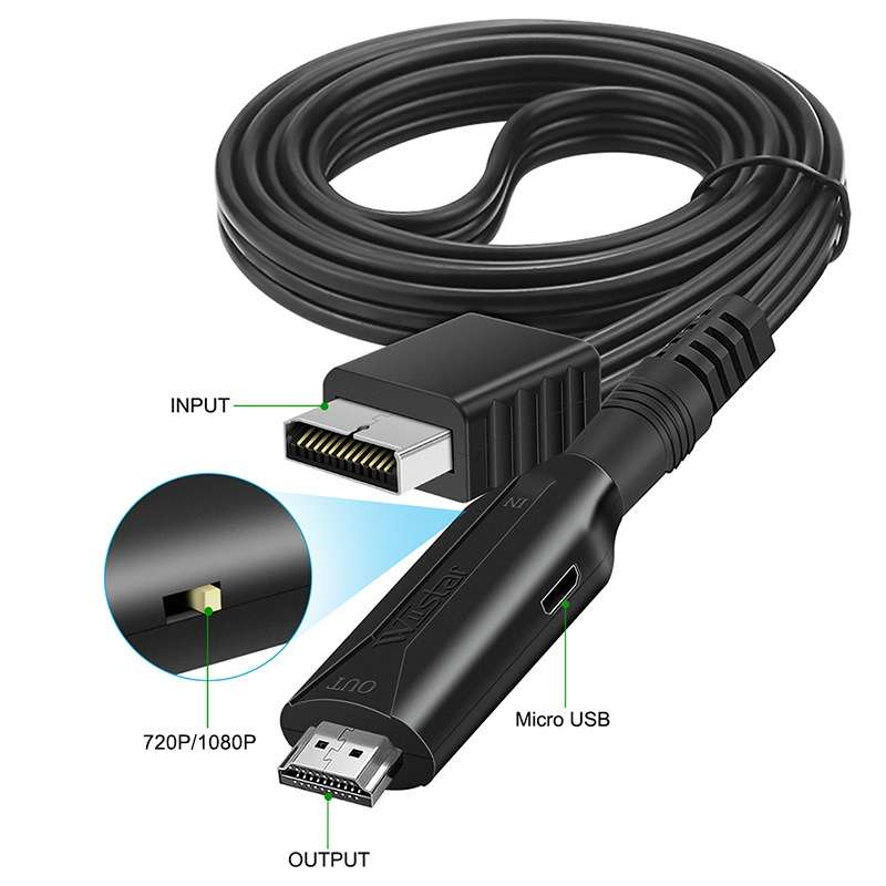 For Sony PS1 / PS2 To HDMI Converter Adapter Cable 1m 720P/1080P Output