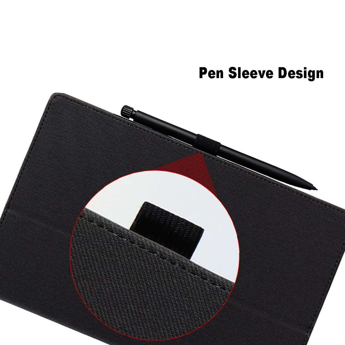 For TCL Nxtpaper 14 14.3-Inch Skin Texture All Inclusive Leather Tablet Case(Black)