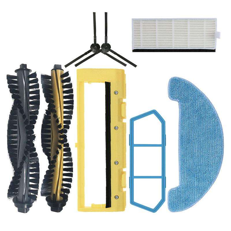 For ILIFE A4S / A40 / ECOVACS CEN550 Sweeping Robot Vacuum Cleaner Accessories Main Brush (Yellow)