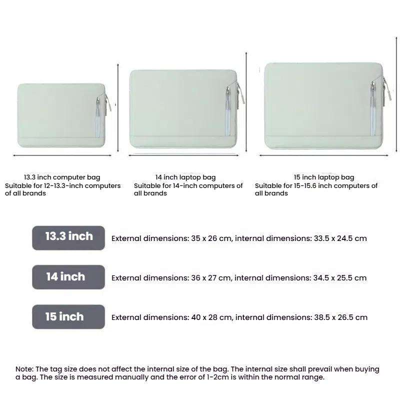 Universal For 13/13.3 inch Laptop Bag Women Portable Computer Bag For IPad Protective Case(Blue)