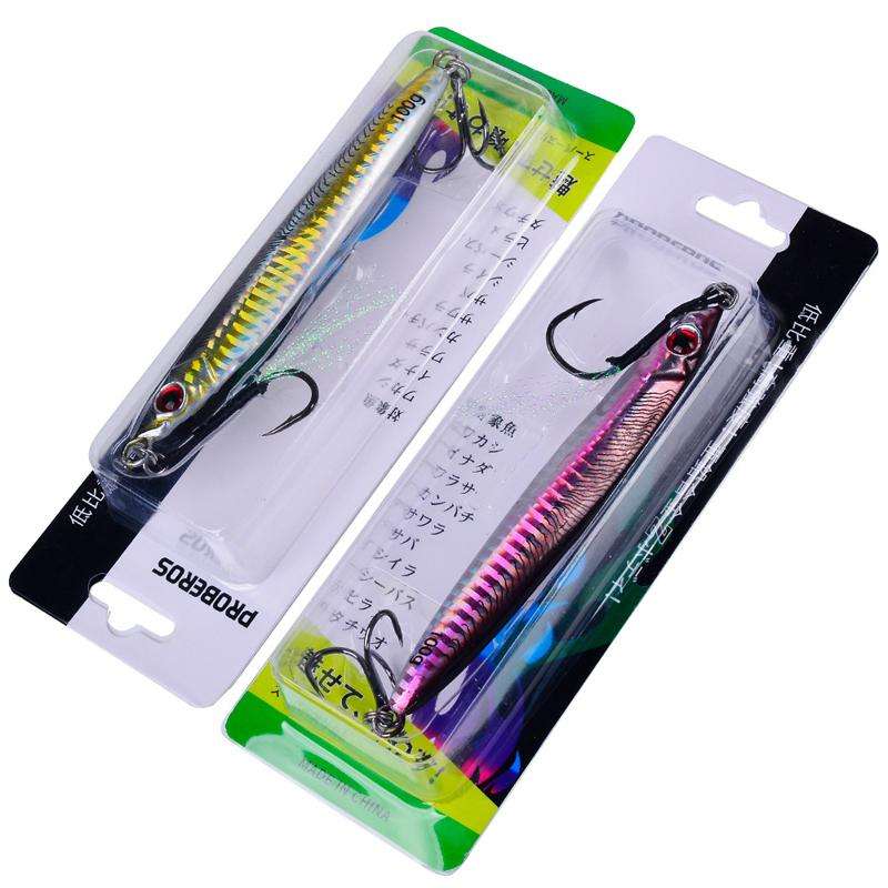 14G PROBEROS LF153 3D Fast Twitch Sea Fishing Road Runner Lure Long Casting Quick Sinking False Ba