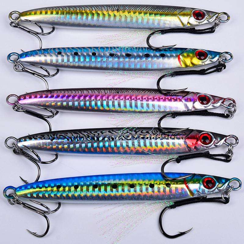 14G PROBEROS LF153 3D Fast Twitch Sea Fishing Road Runner Lure Long Casting Quick Sinking False Ba