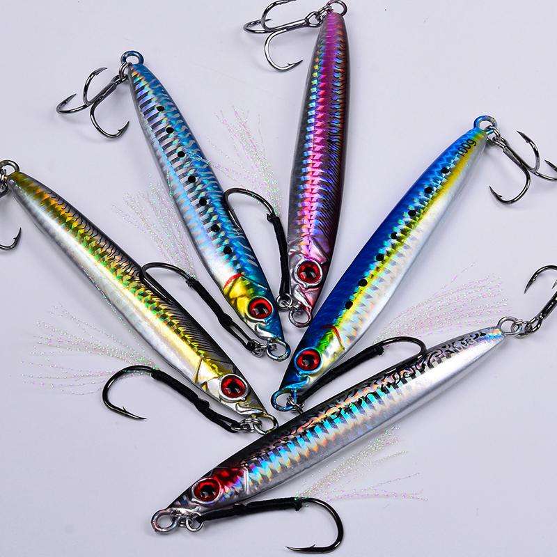 14G PROBEROS LF153 3D Fast Twitch Sea Fishing Road Runner Lure Long Casting Quick Sinking False Ba
