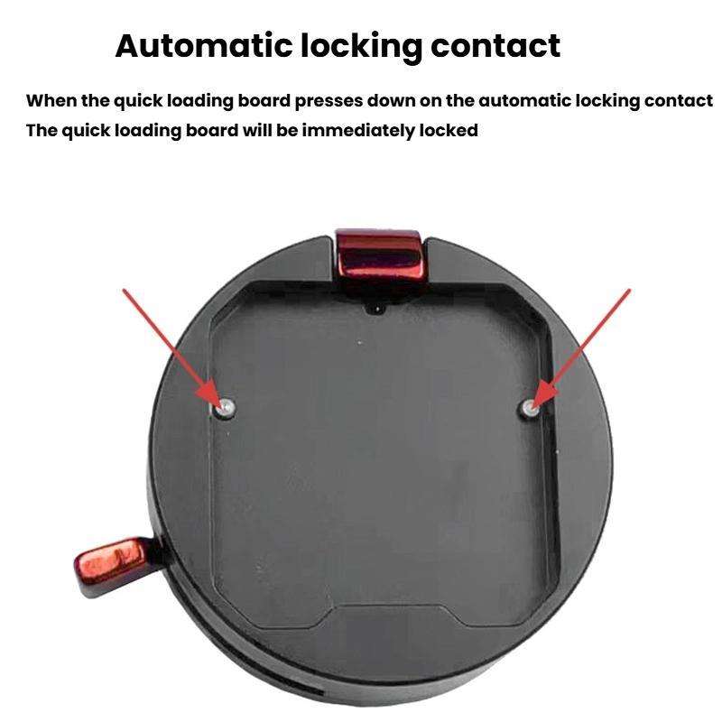 FlexiFilm TG-Q2S Aluminum Alloy Arca Quick Release Plate Gimbal Slide Rail Quick Release Parts(Red