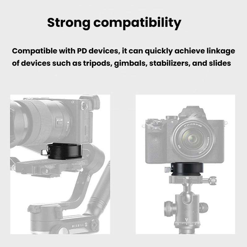 FlexiFilm TG-Q2S Aluminum Alloy Arca Quick Release Plate Gimbal Slide Rail Quick Release Parts(Red