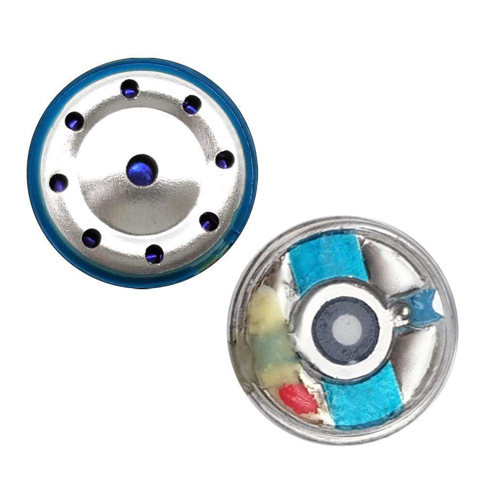 ZS0328 2pcs 10mm Unit Dual Chamber Multi-Layer Sputtered Violet Gold Diaphragm HIFI Headphone Spea