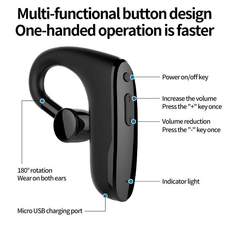 32-channel Dual Intelligent Noise Reduction Hearing Aid Wireless Bluetooth Earphone(Skin Color)