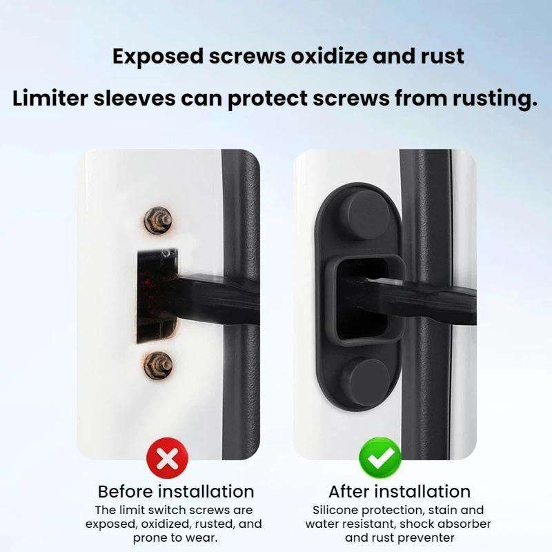 For Leapmotor C10 / C16 4pcs /Set Silicone Protective Cover Door Limiters