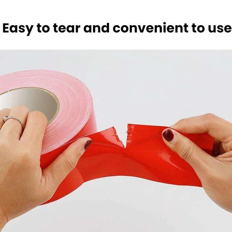 Wear-resistant Cloth-based Adhesive Tape Waterproof Floor Covering, Size: 0.5 x 10m(Red)