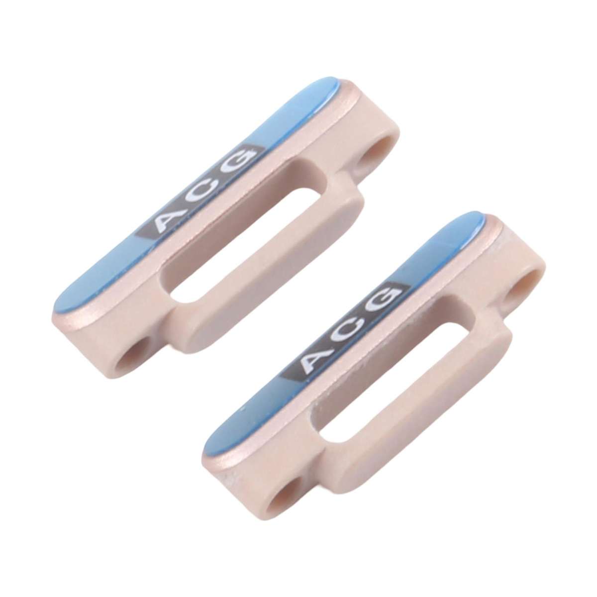 For Apple Watch Series 10 46mm / 42mm 1 Pair Watch Clasp (Gold)