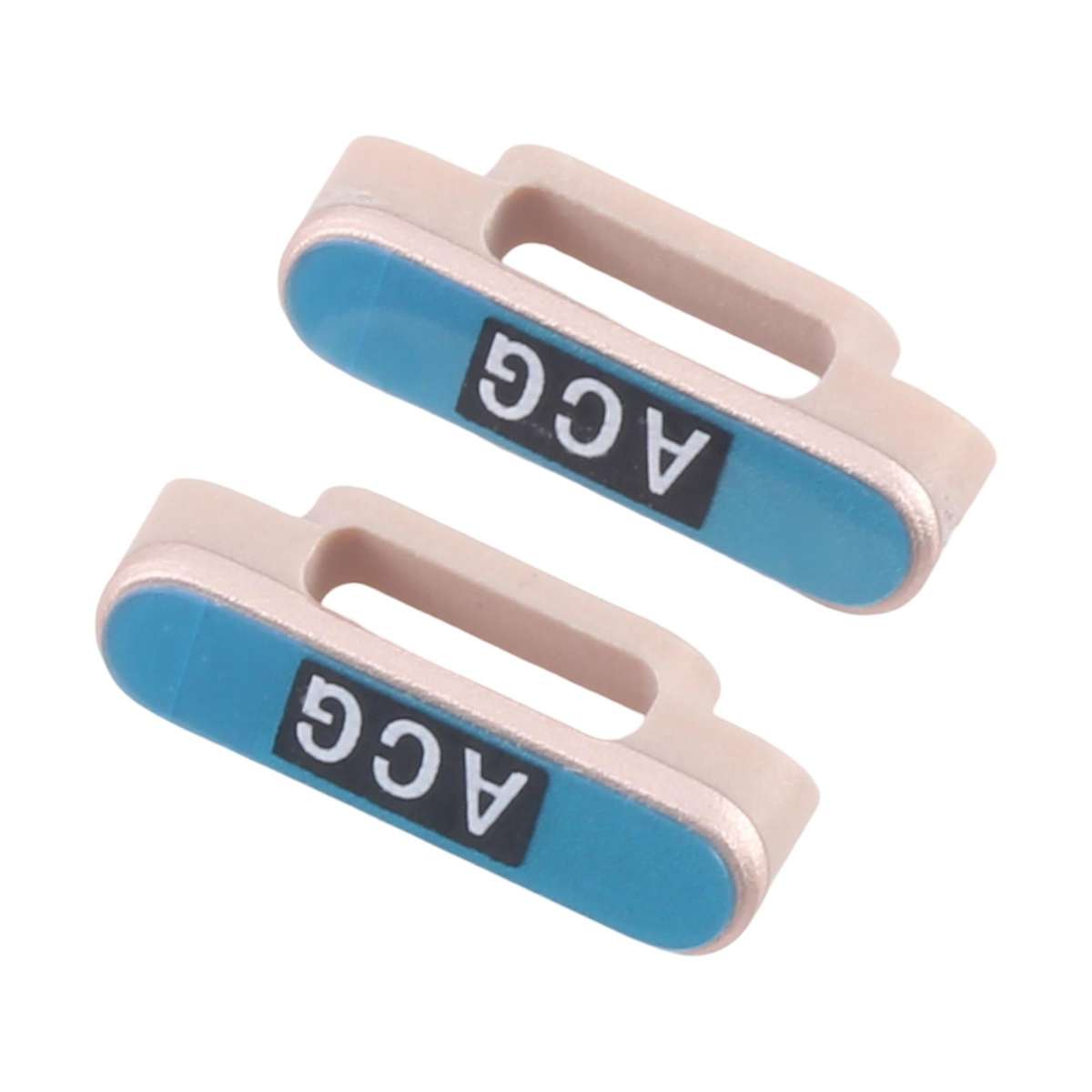For Apple Watch Series 10 46mm / 42mm 1 Pair Watch Clasp (Gold)