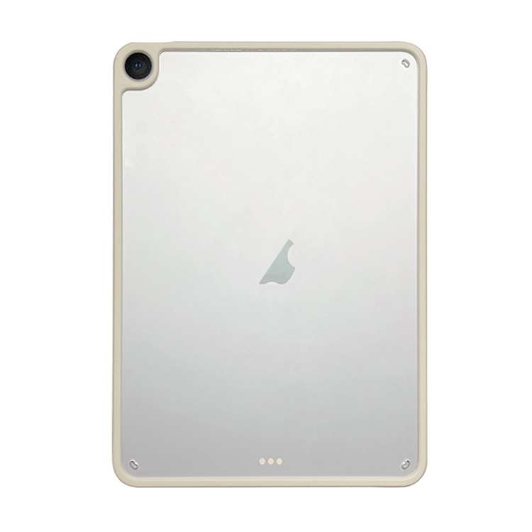 For iPad 10.2 2021 / 2020 / 2019 Frosted Acrylic Hybrid TPU Tablet Case(Grey)