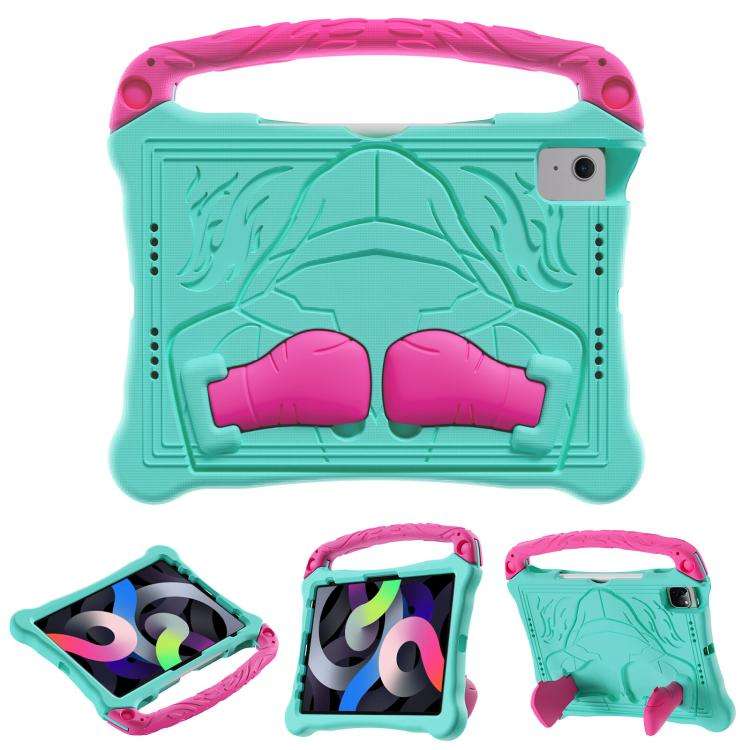 For iPad Air 2022 / 2020 10.9 Boxing Series Kickstand EVA Shockproof Tablet Case with Shoulder Str