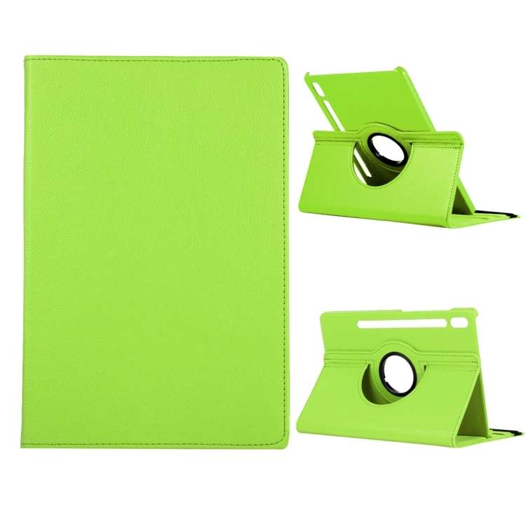 For Samsung Galaxy Tab S8+ / Tab S8 Plus / Tab S7 FE / Tab S7+ / T970 360 Degree Rotation Litchi T
