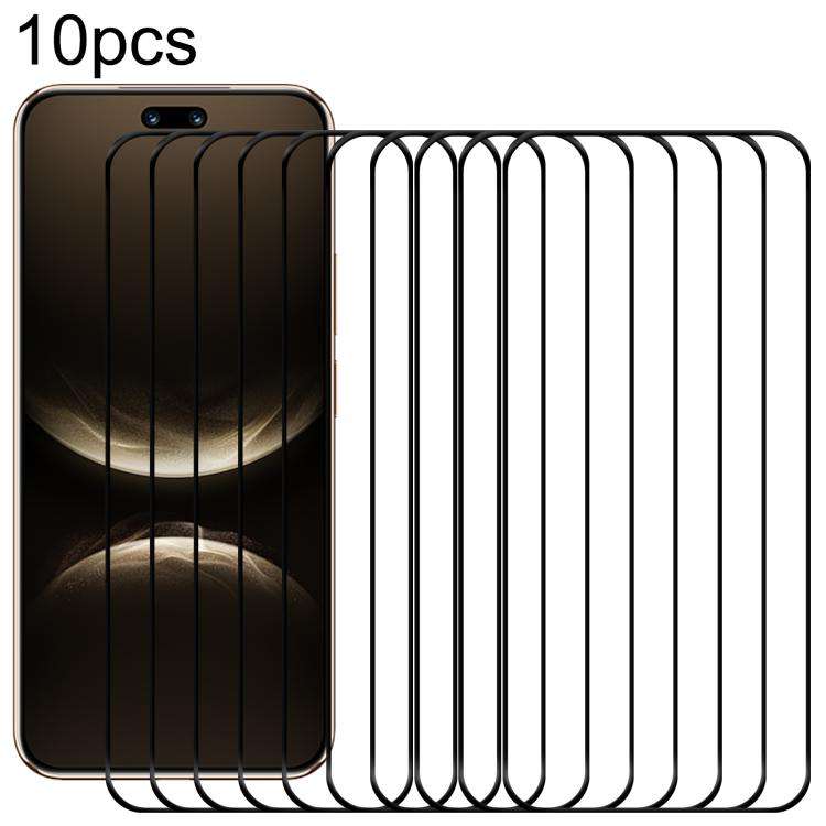 For Huawei nova 14 Ultra 10pcs 3D Curved Edge Full Screen Tempered Glass Film
