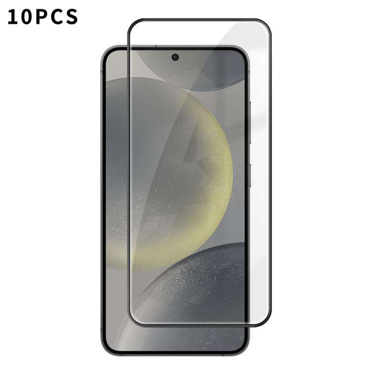 For Samsung Galaxy S24+ 5G 10pcs Kalebol High-Aluminum Screen-Printed Full-Coverage Anti-Fingerpri