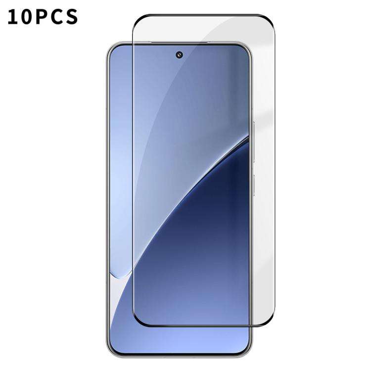 For Xiaomi 15 Pro 10pcs Kalebol Curved High-Aluminum Screen-Printed Full-Coverage Anti-Fingerprint