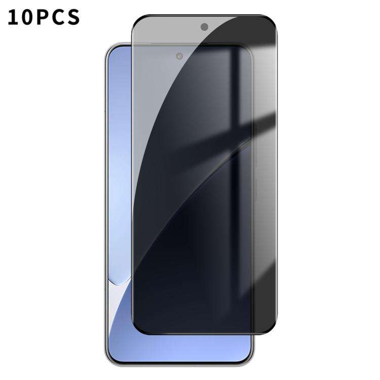 For Xiaomi 15 Pro 10pcs Kalebol Curved High-Aluminum Screen-Printed Full-Coverage Anti-Fingerprint