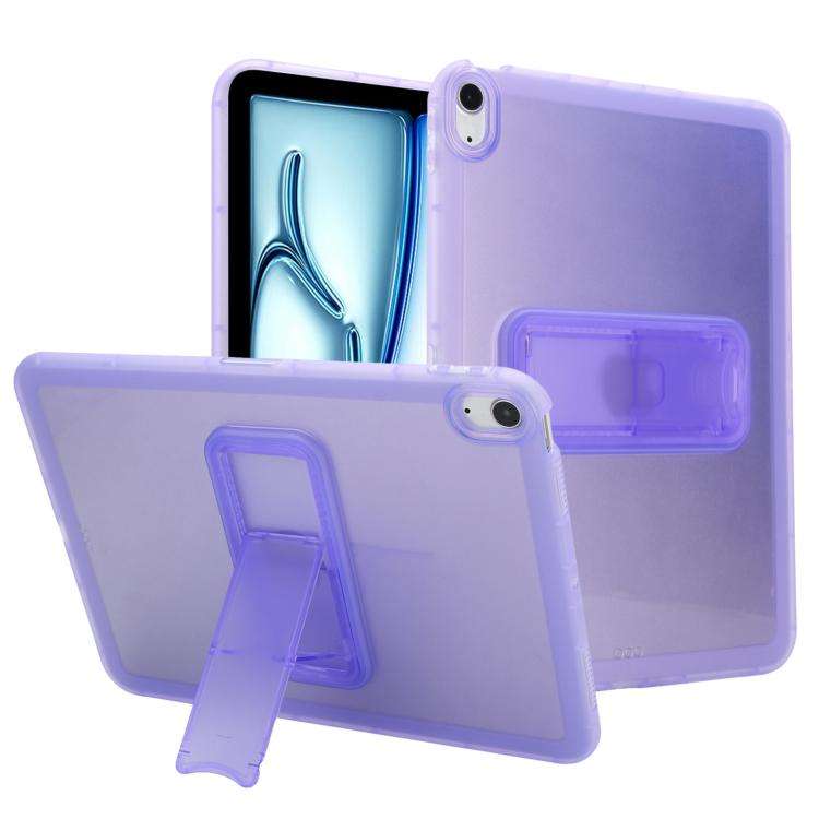 For iPad Air 10.9 2022 / 2020 / Pro 11 2018 Semi-Transparent TPU Shockproof Tablet Case with Holde