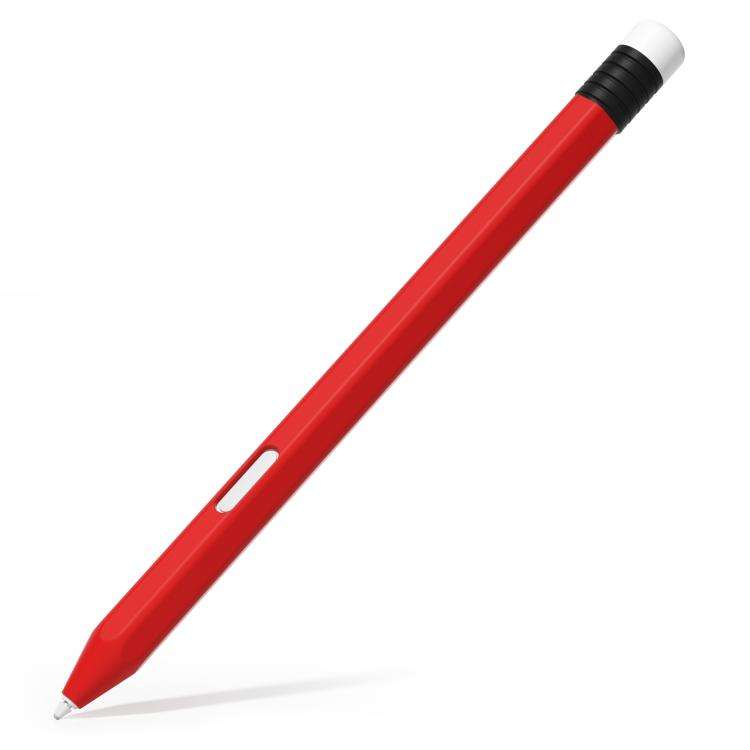For Samsung Galaxy Tab S11 / S11 Ultra Anti-roll Silicone Protective Stylus Pen Case(Red)