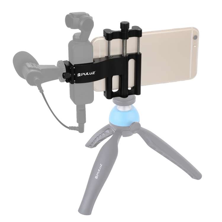 PULUZ Multifunction Aluminum Alloy Smartphone Fixing Clamp Expansion Holder Mount Bracket for DJI