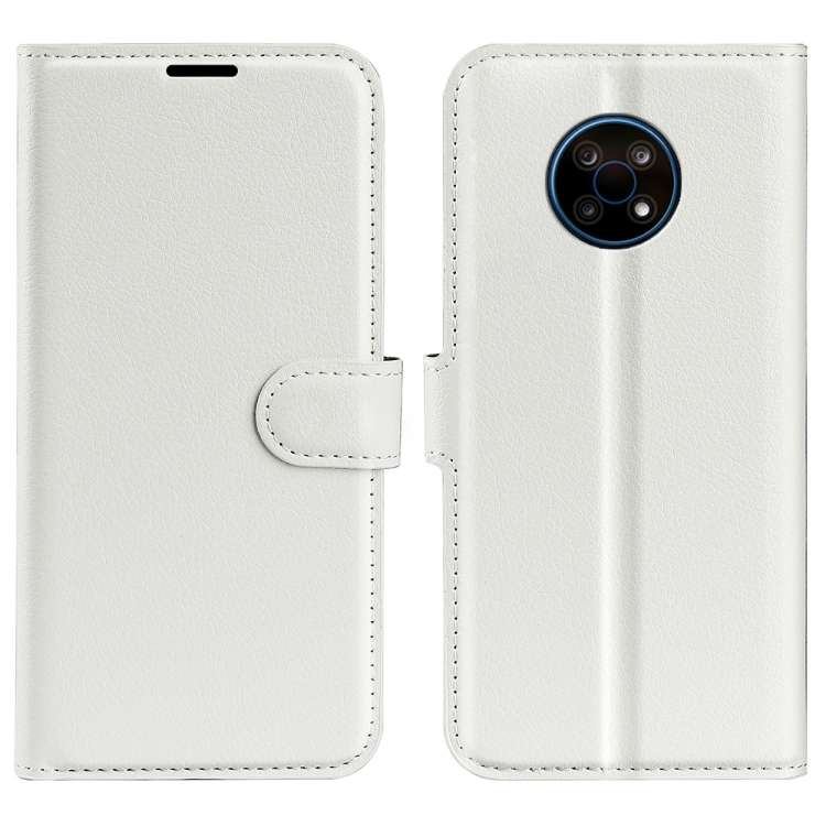 For Nokia G50 Litchi Texture Horizontal Flip Protective Case with Holder & Card Slots & Wallet(Wh...