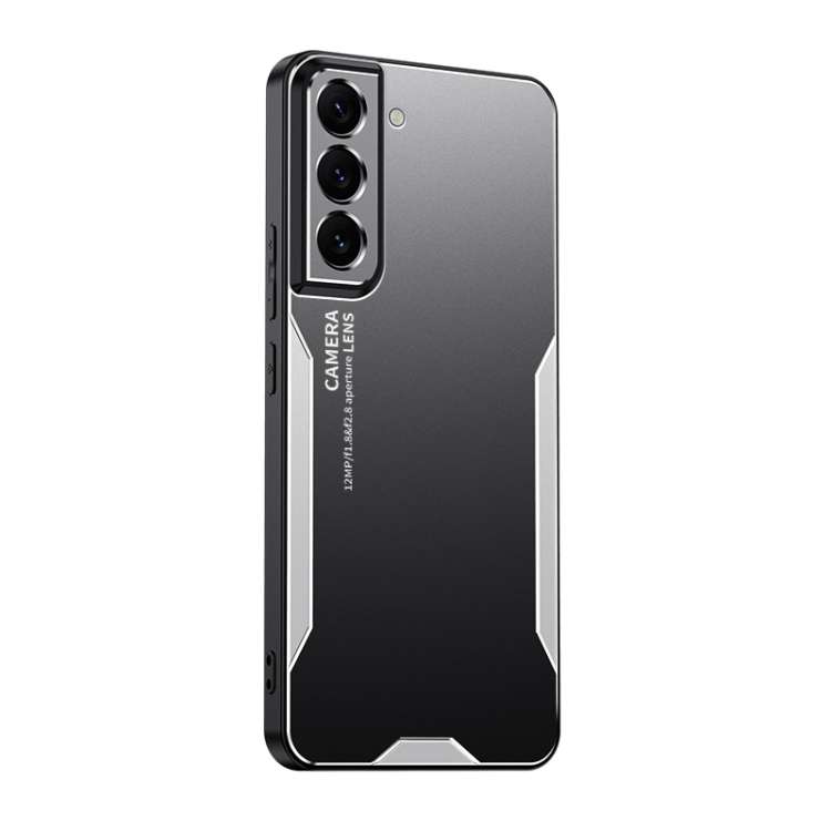 For Samsung Galaxy S22+ 5G Blade Series TPU Hybrid Metal Phone Case(Silver)