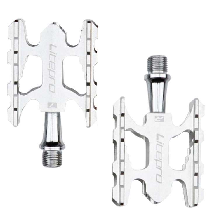 Litepro Ultralight Folding Bike Pedal K3 Bicycle Pedal, Color:Silver
