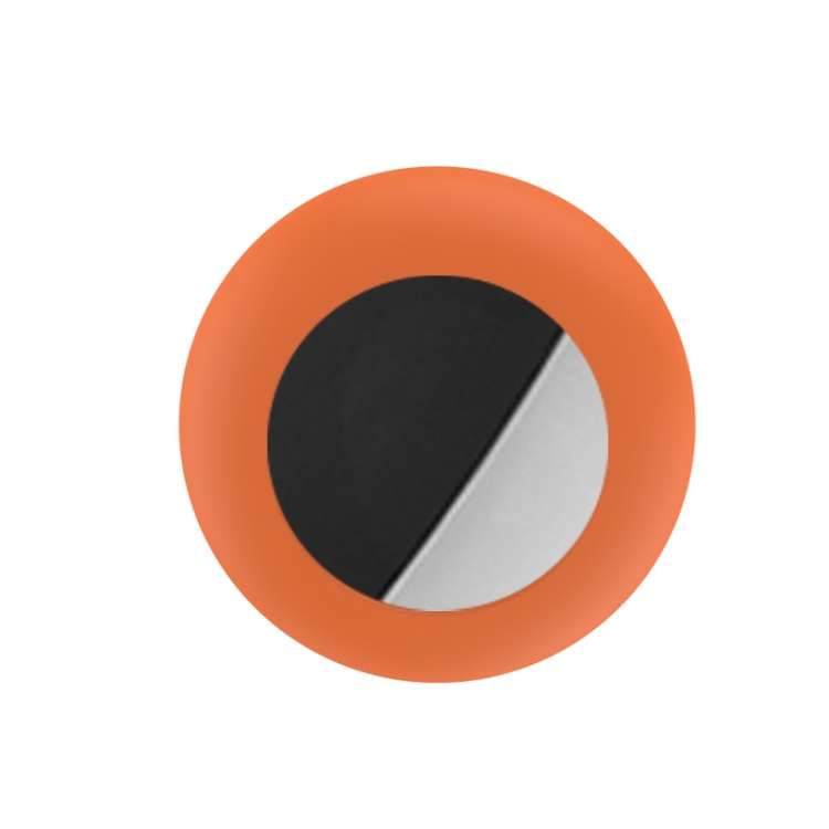 Pet Locator Tracker Silicone Cover For AirTag 2nd Gen / AirTag 1st Gen, Size: M (Orange)