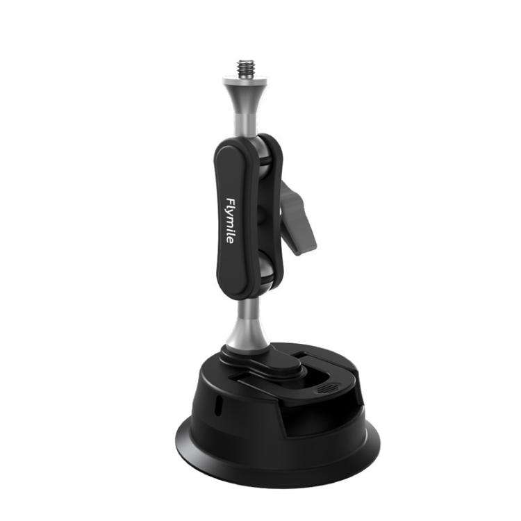 Flymile Universal Car Suction Cup Mount for Action Cameras 360-degree Rotatable, Washable and Reus