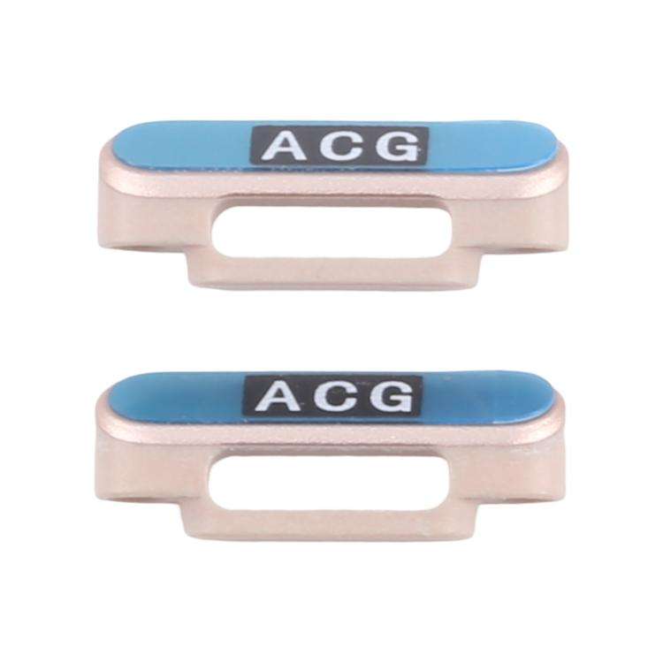 For Apple Watch Series 10 46mm / 42mm 1 Pair Watch Clasp (Gold)
