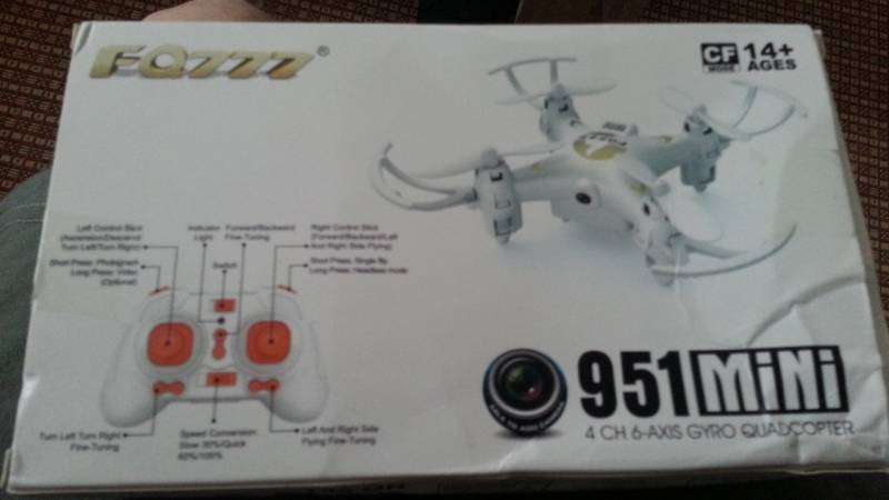 FQ777-951C MINI With 0.3MP Camera Headless Mode RC Quadcopter RTF - White