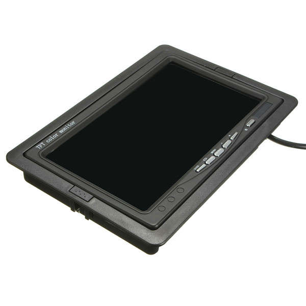 7 inch LCD Monitor + IR 18LED Reverse Backup Camera Rear View Kit For Truck