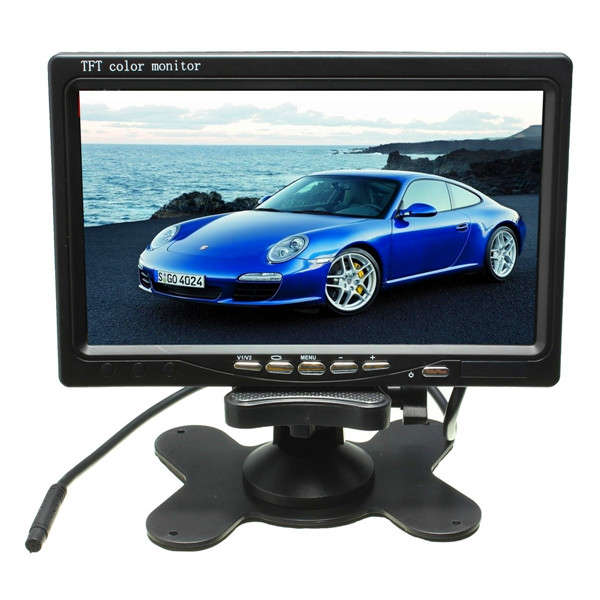7 inch LCD Monitor + IR 18LED Reverse Backup Camera Rear View Kit For Truck