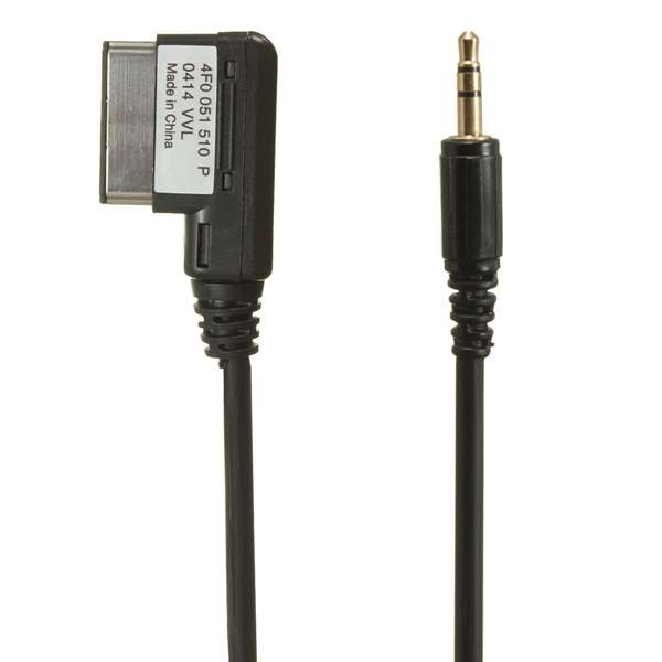 VW Music Interface AMI MMI to 3.5mm Audio AUX MP3 Adapter Cable