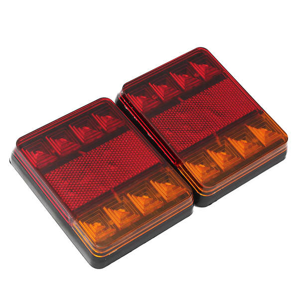 12V LED Van Truck Trailer Stop Rear Tail Brake Light Indicator Lamp