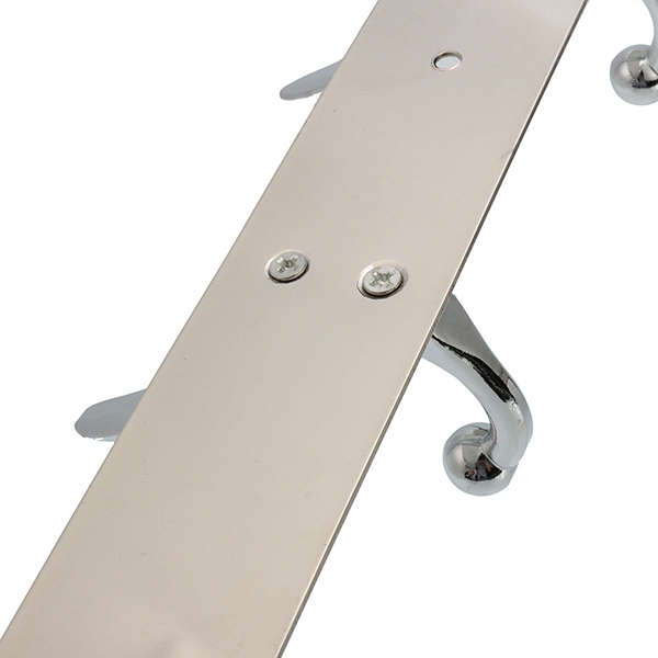 14X 4 Hooks Stainless Steel Wall Mounted Towel Rack Clothes Hanger Coat Hat Holder