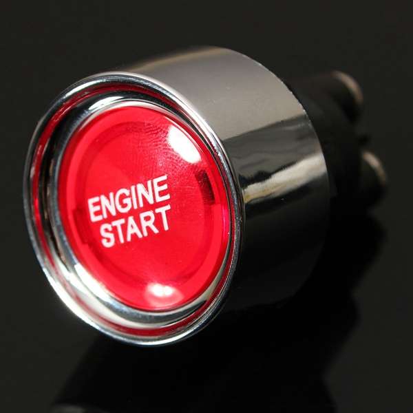 Universal Motor Auto Illuminated Push Button Engine Start Starter Switch