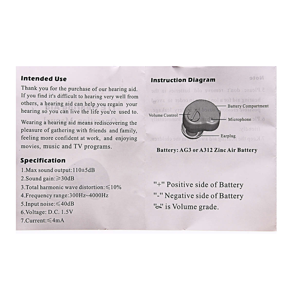 Adjustable Digital Hearing Aids Mini In-Ear Best Sound Voice Amplifier Invisible