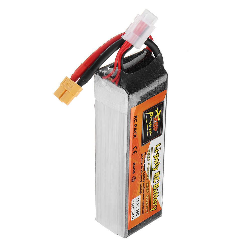 ZOP Power 11.1V 7500mAh 35C 3S Lipo Battery XT60 Plug for RC Quadcopter Car