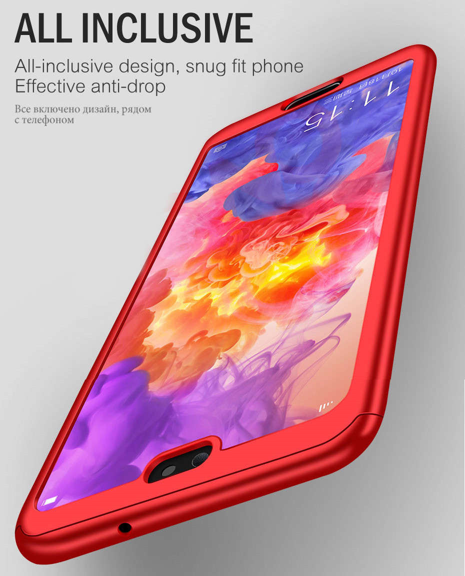 Bakeey 360 Protection PC Case Screen Protector for Huawei P20 / Huawei P20 Lite / Huawei P20 Pro -