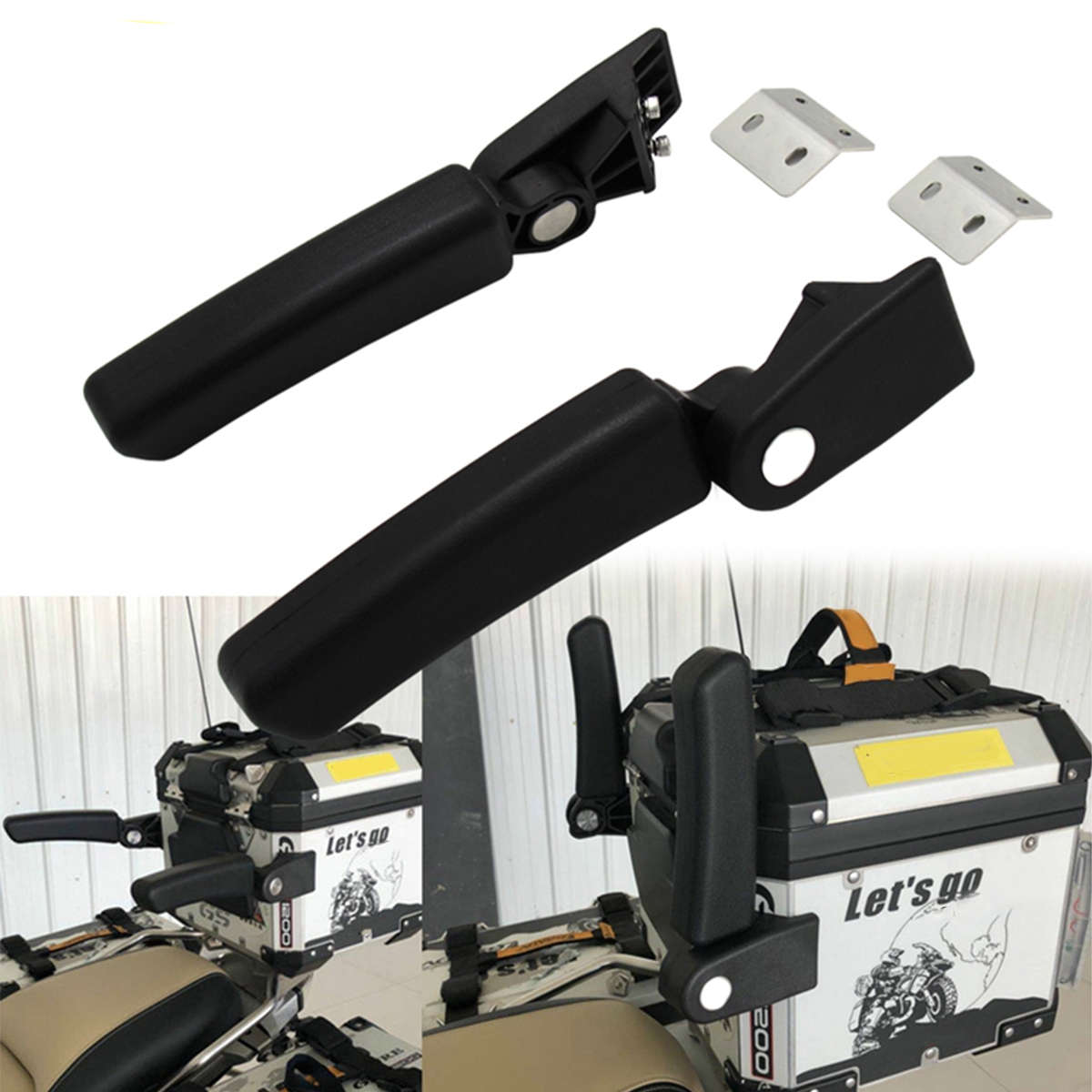 Rear Box Passenger Armrest For BMW R1200GS LC Adventure Aluminum G310 GS F800GS ADV Tail Box MT-09 T