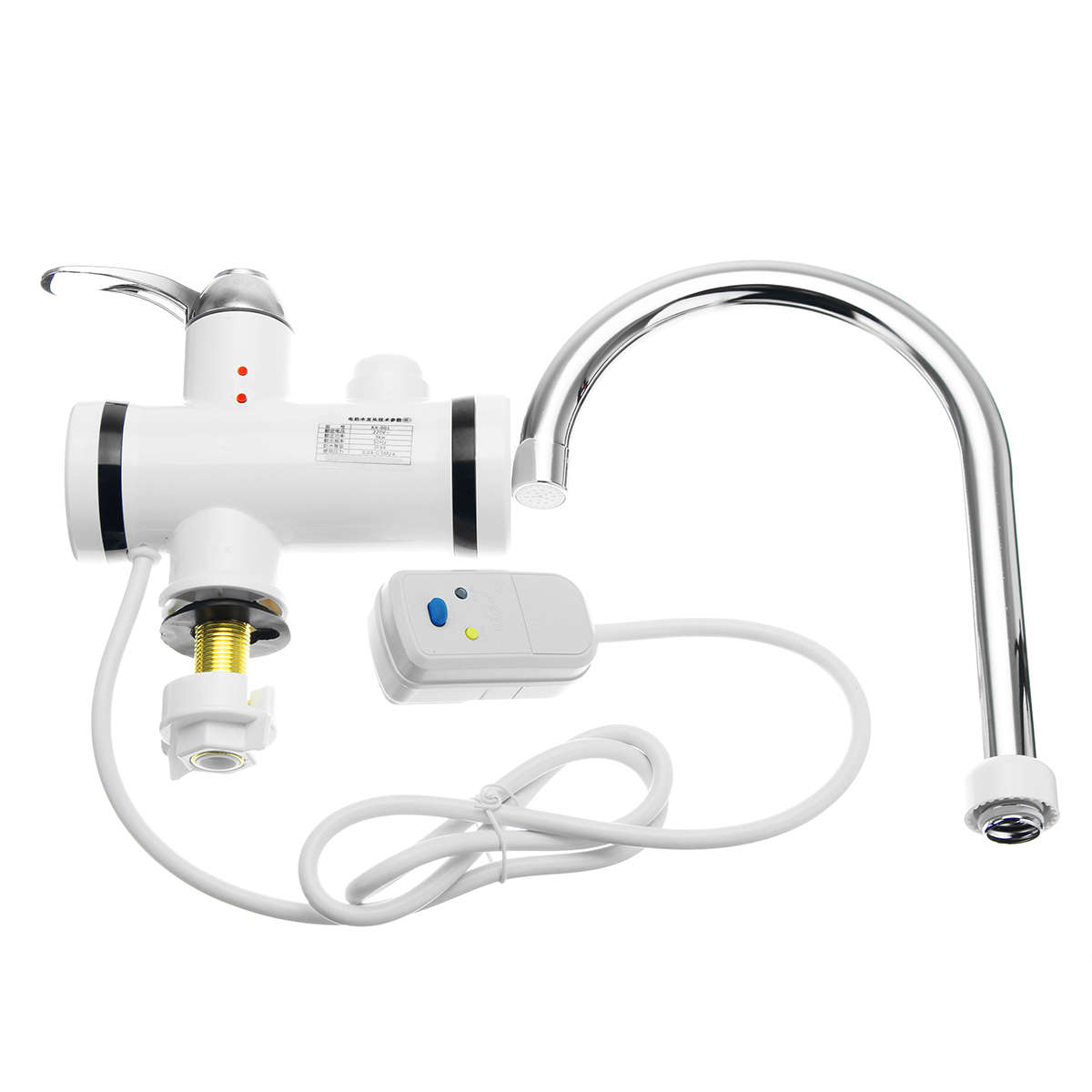 220V 3000W Instant Electric Water Heater Fast Heating Faucet Hot Cold Mixer Tap