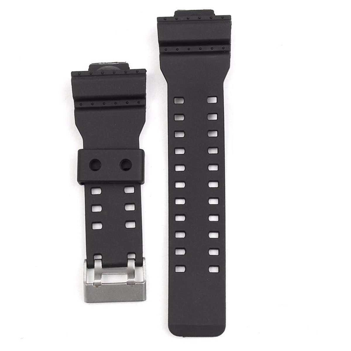 Strap Band With Pins Fits For Casio G Shock 16mm GA-100 G-8900 GW-8900
