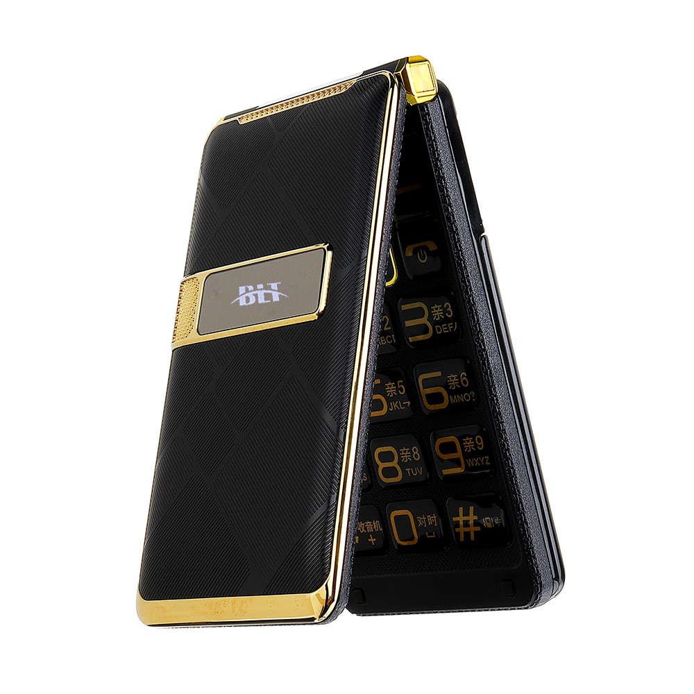 BLT610 2.6'' 2800mAh Touch Screen Dual Screen Dual SIM FM Flashlight Long Standby Flip Feature Phon