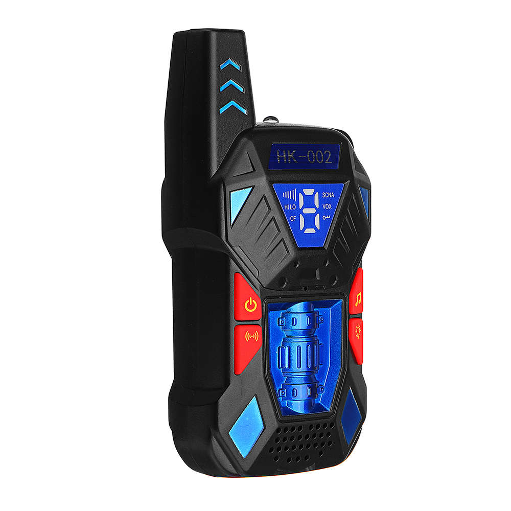 2pcs HK-002 0.5W UHF Auto Multi-Channels Mini Radios Walkie Talkie Built-in Flashlight - 0.16kg