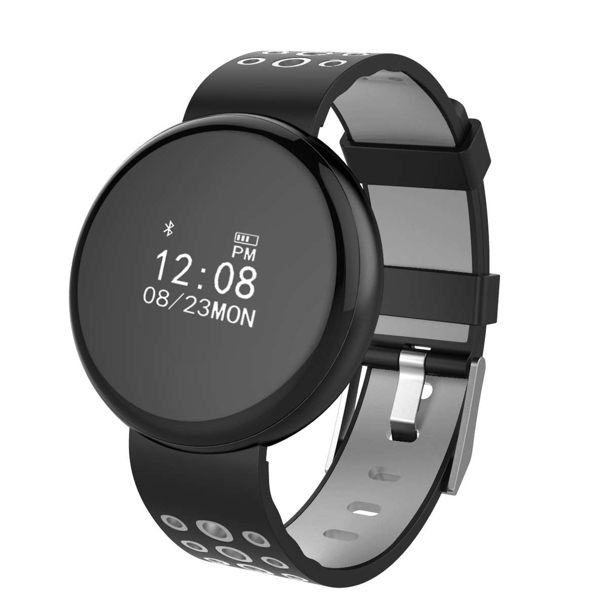 SmartWatch Round Screen Blood Oxygen Pressure Heart Rate Monitor Fitness Tracker SmartWatch