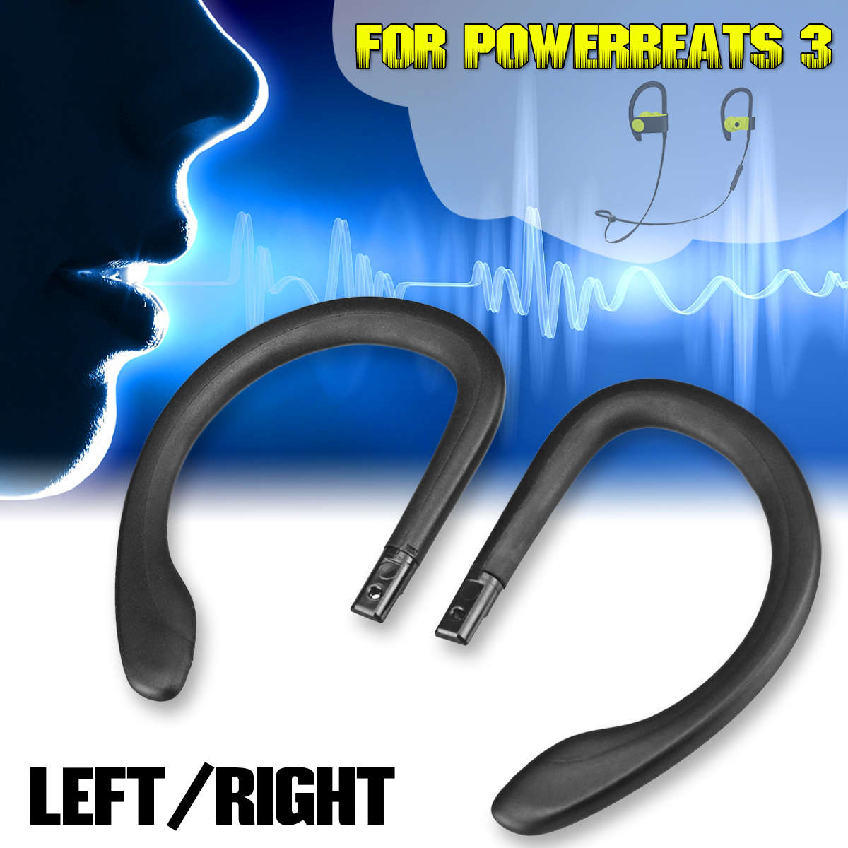 1Pcs In-Ear Headphone Single Ear Hook Part Beats By Dre For PowerBeats 3 Wireless Bluetooth Earphone