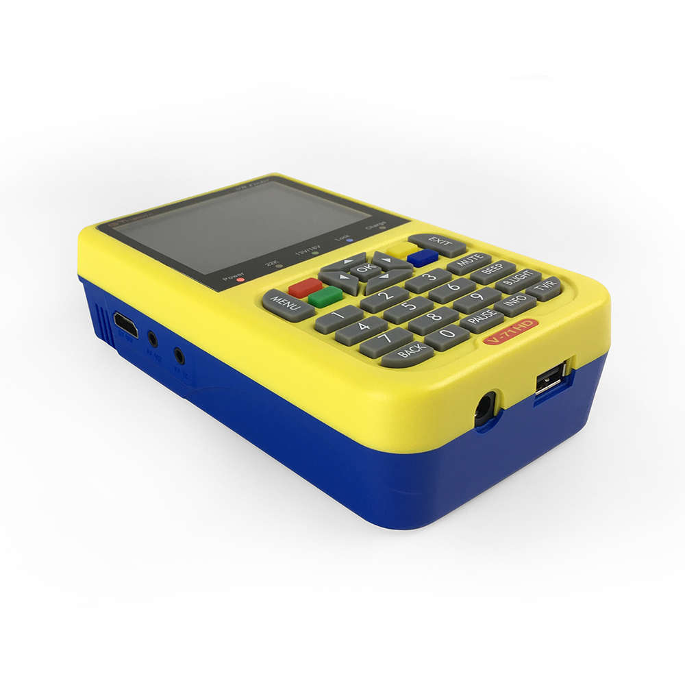 V8 Digital Finder Satellite Finder V-71 HD DVB-S2 MPEG-2/MPEG-4 FTA High Definition Satellite Meter